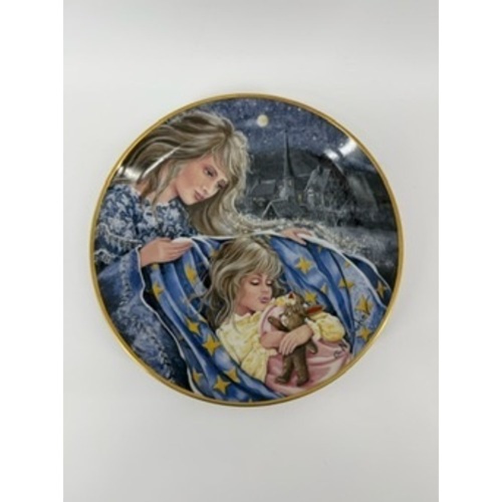 Kaiser Gerda Neubacher Welsh Lullabye Collector Plate 1986 West Germany D-3711‎